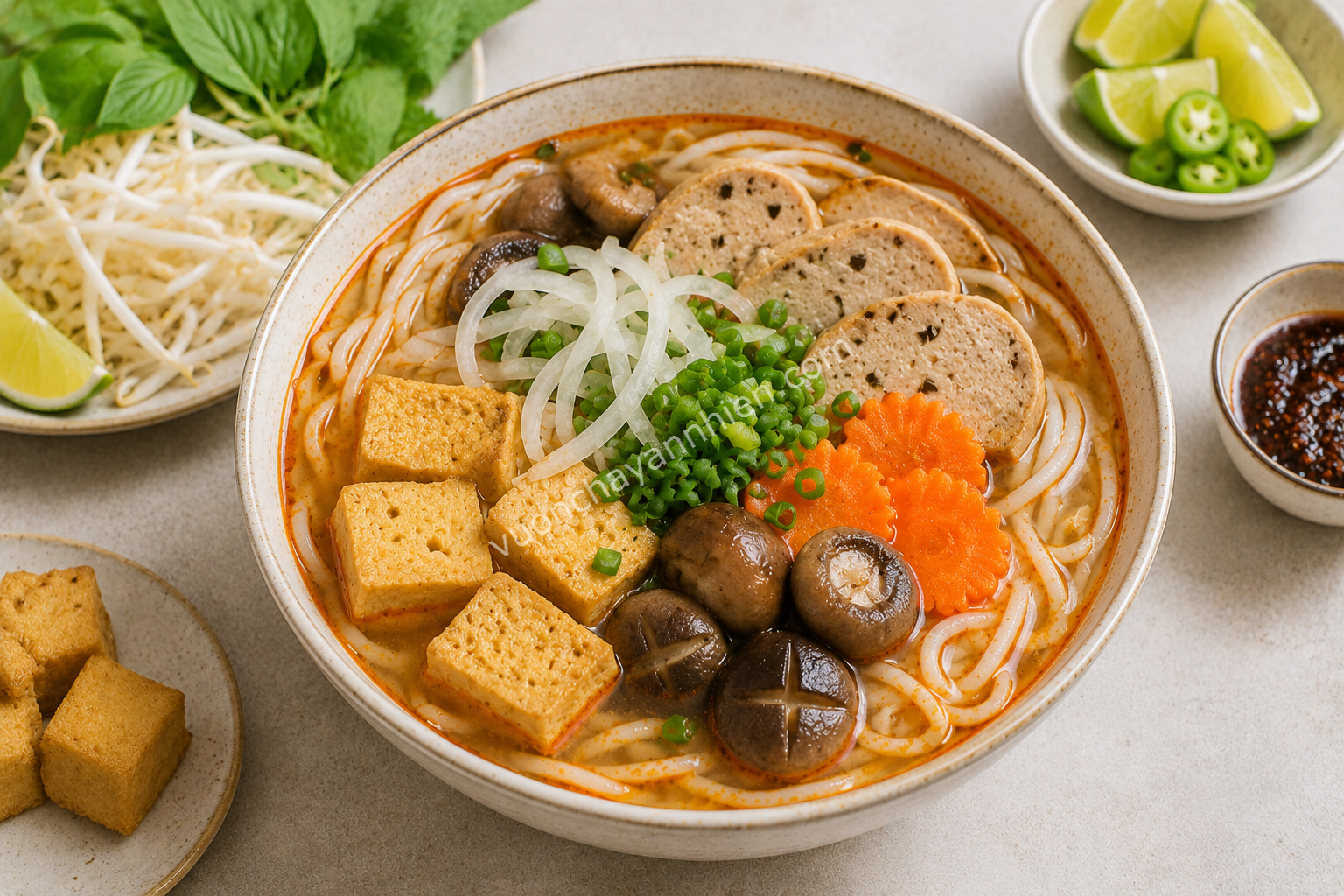 Bún Bò Huế Chay Nhạt