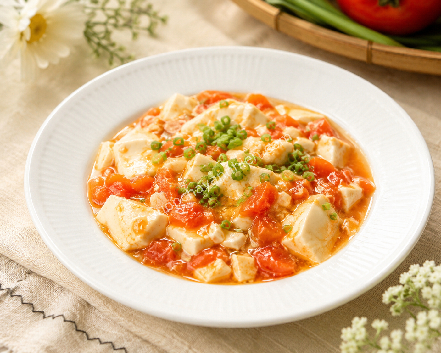 Đậu hũ non sốt cà chua — món "bao ngon cơm" quốc dân