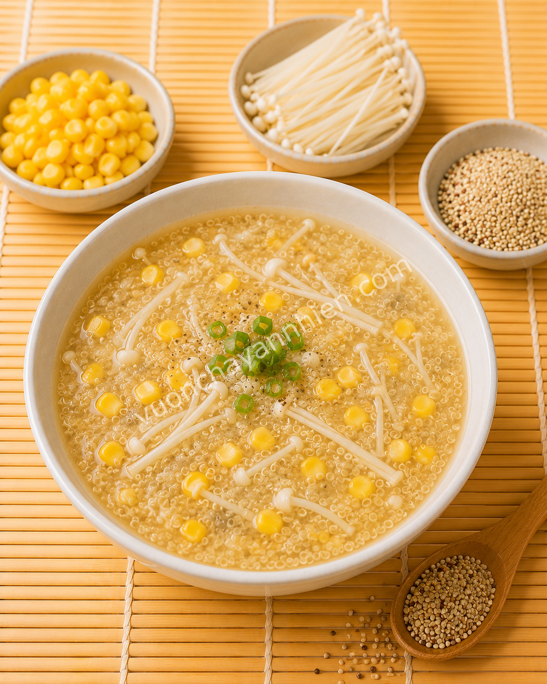 Súp chay nấm rau củ